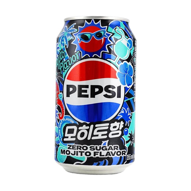韩国版百事可乐 无糖可乐 莫吉托味 355ml