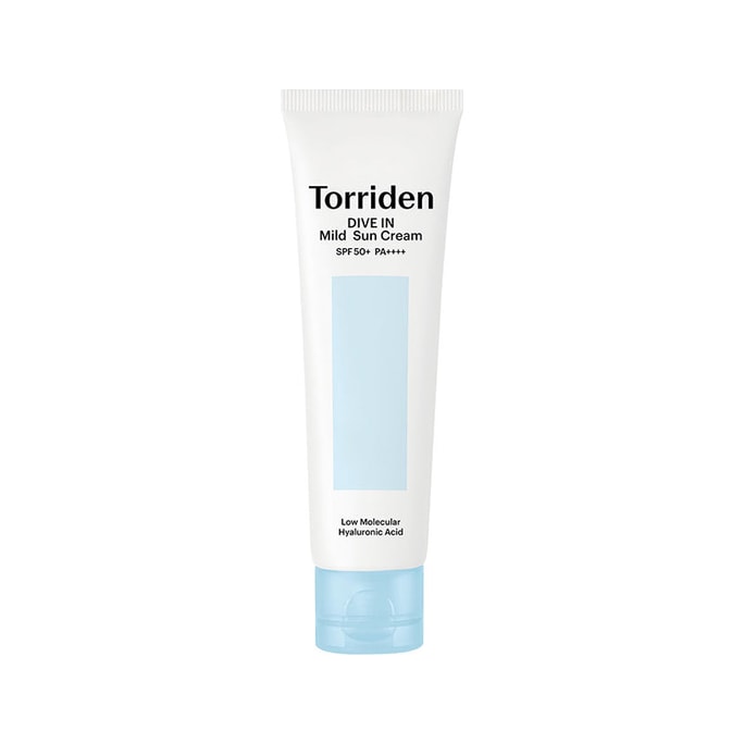 Torriden's DIVE IN Mild Sun Cream (SPF 50+ PA++++) 60ml