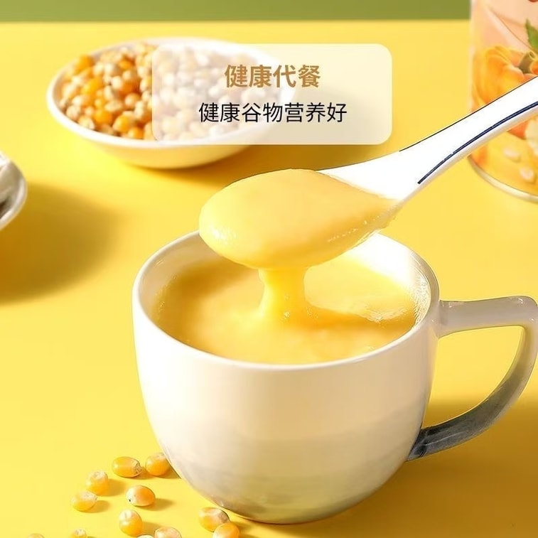 盛陽山低糖・低カロリー ヤマブシタケ、ヤムイモ、コーン粥 個包装 500g すぐに食べられる栄養満点の朝食／食事代替品。甘さはお好みで調整してください。砂糖不使用、添加物不使用。おやつ／食事代替品。 5