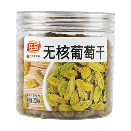 佳宝 无核葡萄干 罐装 200g 