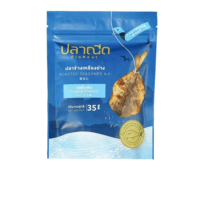 【中国直邮】 芭腻 泰国进口烤鱼干原味35g*1袋