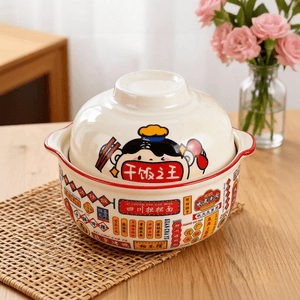 Ramen Bowl, King of Meals, Two sets bowl:, 25.4 fl oz + 16.9 fl oz