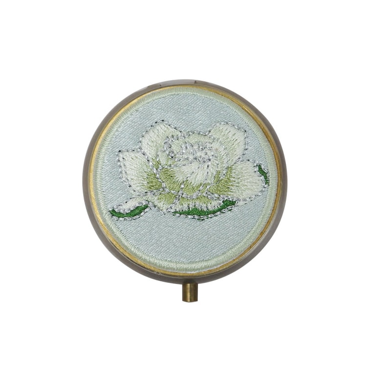 Gardenia fragrance solid balm with milky aroma long-lasting fragrance [gardenia + petal fragrance spoon] 10g/box 6