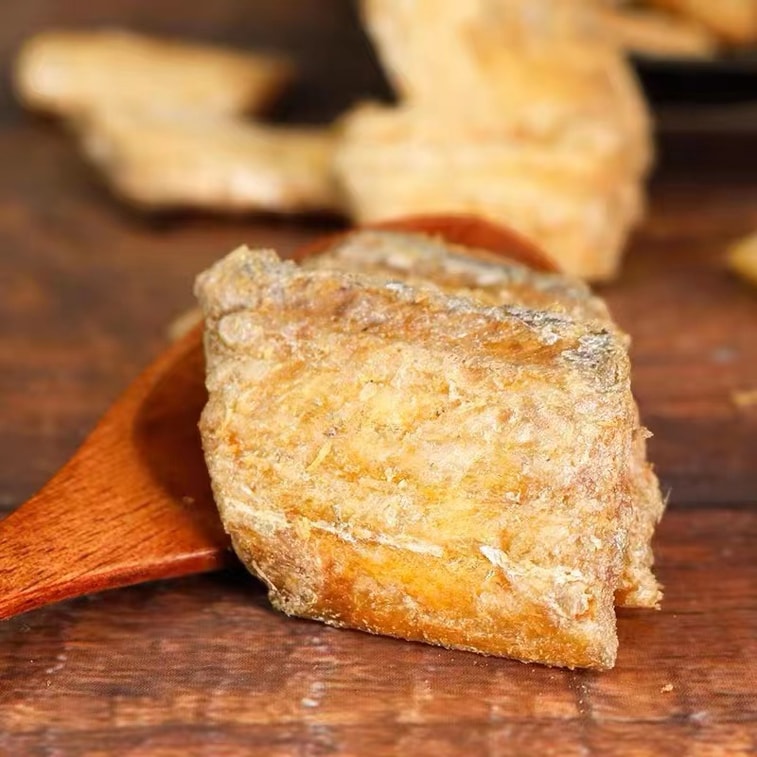 Hairtail crisp instant Crispy dried fish snack seafood bake hairtail Marine fish 80g 3