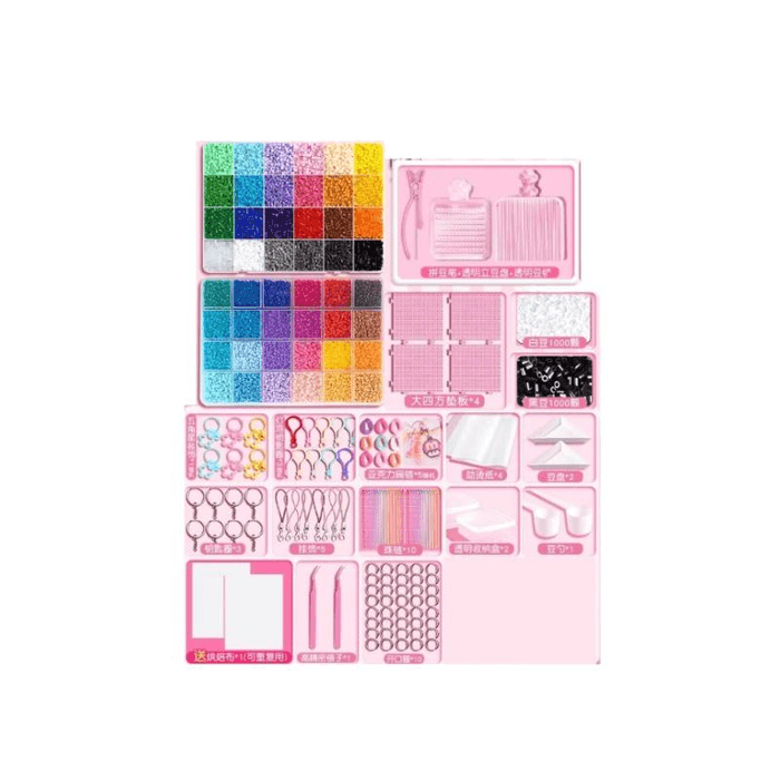 Material Package: Complete Set Of Tools, Granules, Beans, Diy Diy Toys, And Fusion Beans In 48 Colors *1 Piece