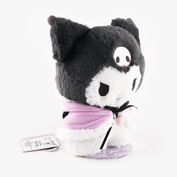 サンリオ クロミ やわらかぬいぐるみサンドバッグ 取り外し可能な台座付き ガーリーケープ #ピタットフレンズ 4