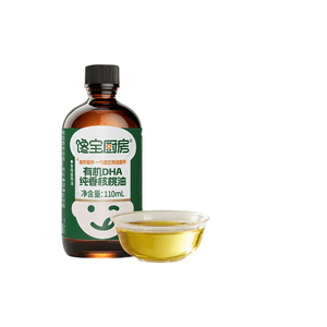 X Tainbao Kitchen Organic Walnut Oil For Cooking. Children And Infants' Complementary Food Oil. Cold-Processed Oil. 110ml Per Bottle.