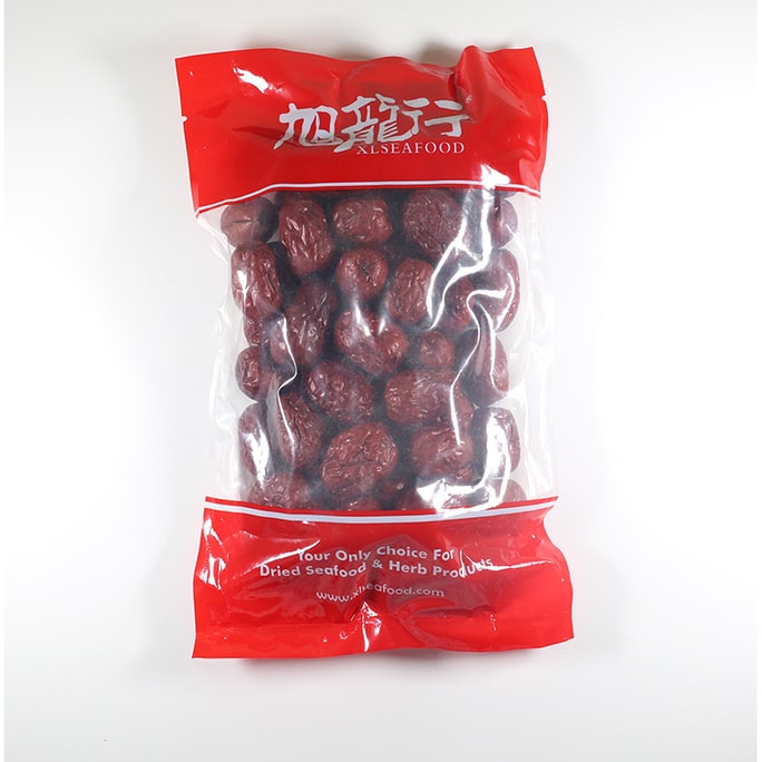 XLSEAFOOD CHINA Xinjiang Grade Premium Organic Nature Unsulphure jujube size Jumbo 8OZ 0.5LB