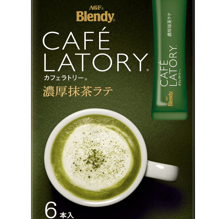 【日本直送品】AGF ブレンディ カフェラトリー 濃厚抹茶ラテ 6袋