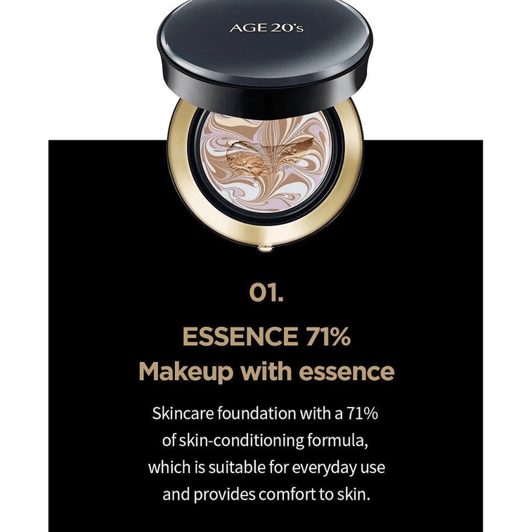 AGE20 시그니처 하이 컨실러 파우더 (마스터 에디션) 14g x 2개입 21 라이트 베이지 (한국) 3