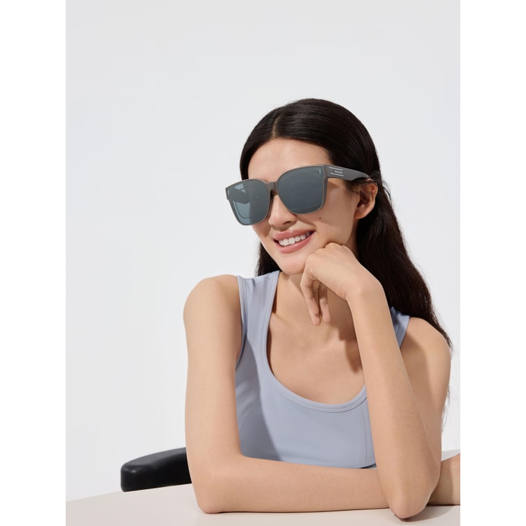 蕉下方形大框折叠近视套镜(高桩头)FD496-SV319+巧棕色镜框+镜面棕色镜片-F(均码) 4