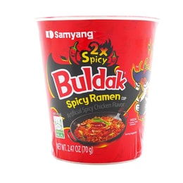 韩国SAMYANG三养 BULDAK 双倍辣核弹火鸡面 杯装 70g【辣辣狂欢】