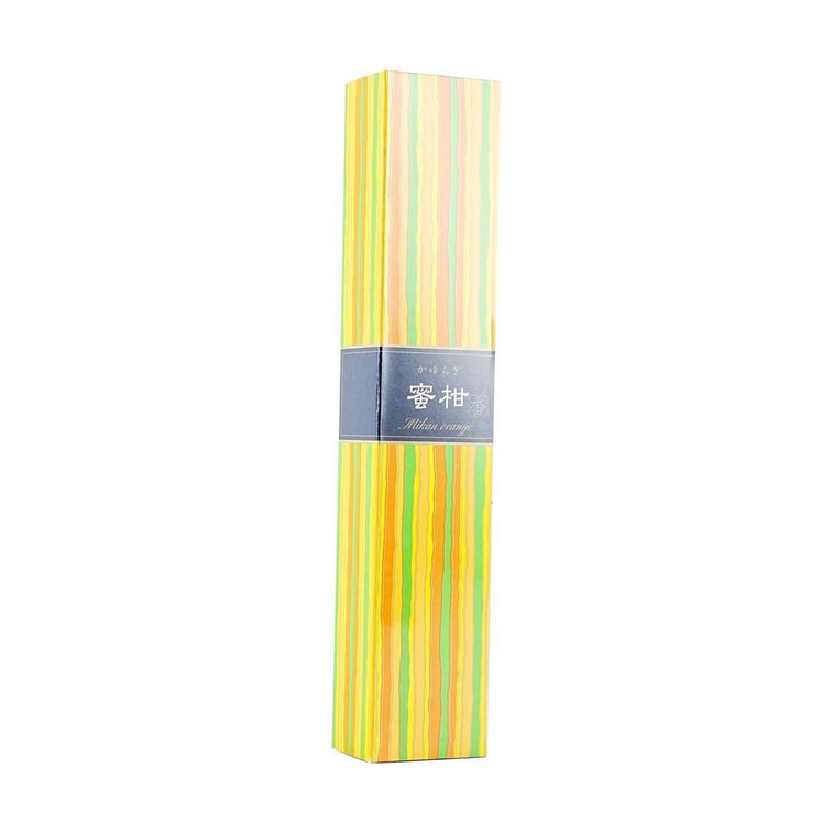 Kayuragi Stick Incense 40 Sticks With Incense Stand #Mandarin Orange 3