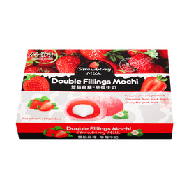 Strawberry milk flavored fruit mochi 6.35 oz