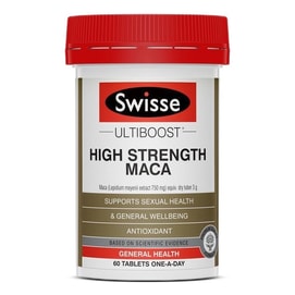 [중국 직송] 호주산 스위스 고효능 남성용 마카: 활력과 에너지 증진, 성인용 경구용 (60정/병)