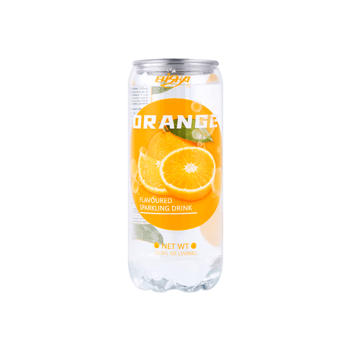 Orange Sparkling Water - Sweet & Refreshing, 12.3fl oz