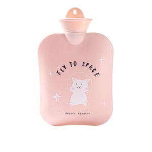 【中国直邮】TIMESWOOD 灌水热水袋 大号飞猪粉色 1件 暖手宝  