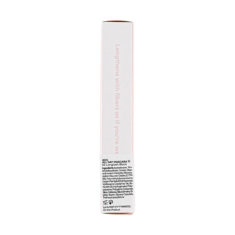 All Day Mascara, #02 Longlash Black【Smudge-Proof, Lengthening Curl】 9