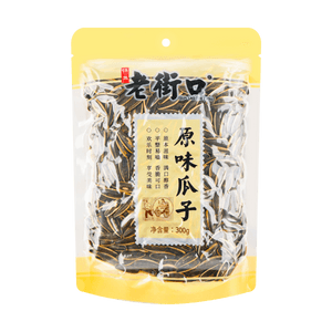 老街口 原味瓜子 坚果炒货追剧零食 300g