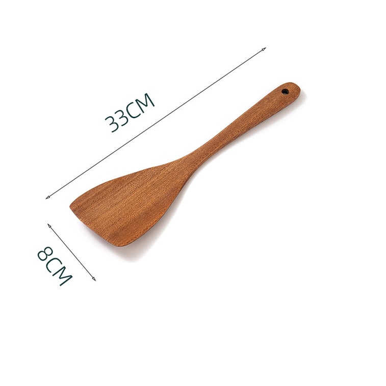 素觅 【 锅铲+汤勺+饭铲+煎铲 】日式木制手工打磨 木制厨具四件套 3