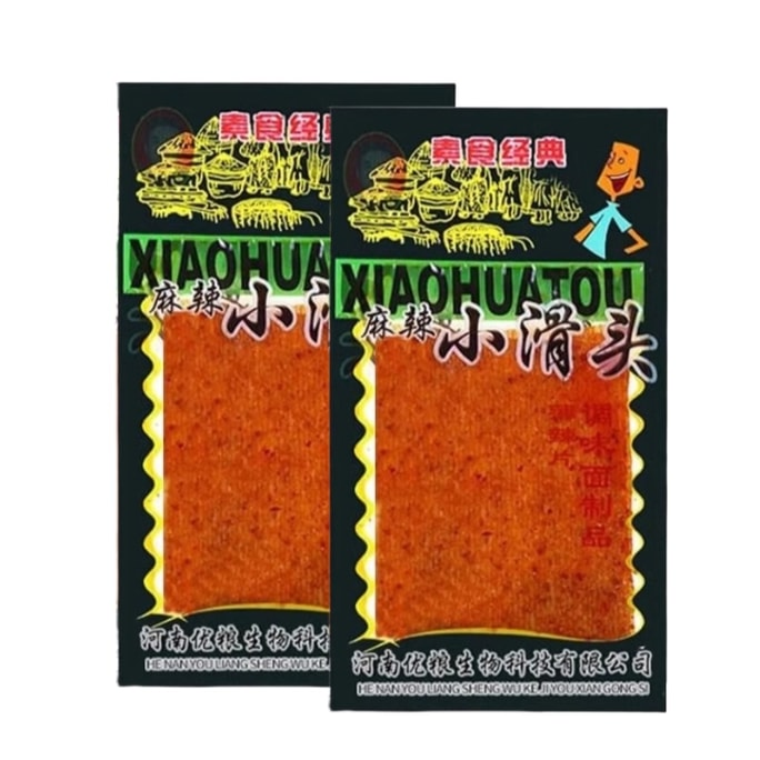 【中国直邮】 小滑头 薄辣片辣条麻辣薄片大辣片麻辣小包装8090回忆怀旧零食18g*2包