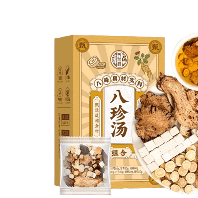 Eight Zhen Tang Four Things Tang Qi-blood Double Supplement Four Gentlemen Tang Angelica Dangshen Chuan Vault 300g/ box