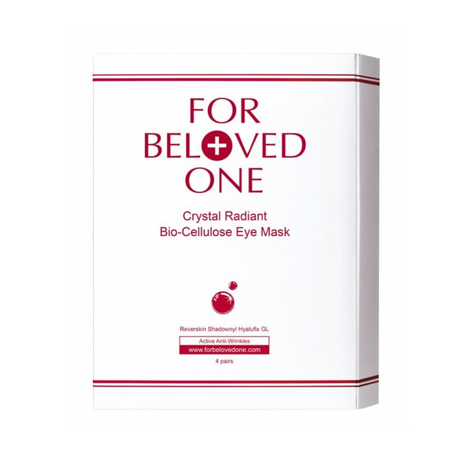 For Beloved One Crystal Radiant Bio-Cellulose Eye Mask A0CEM0401