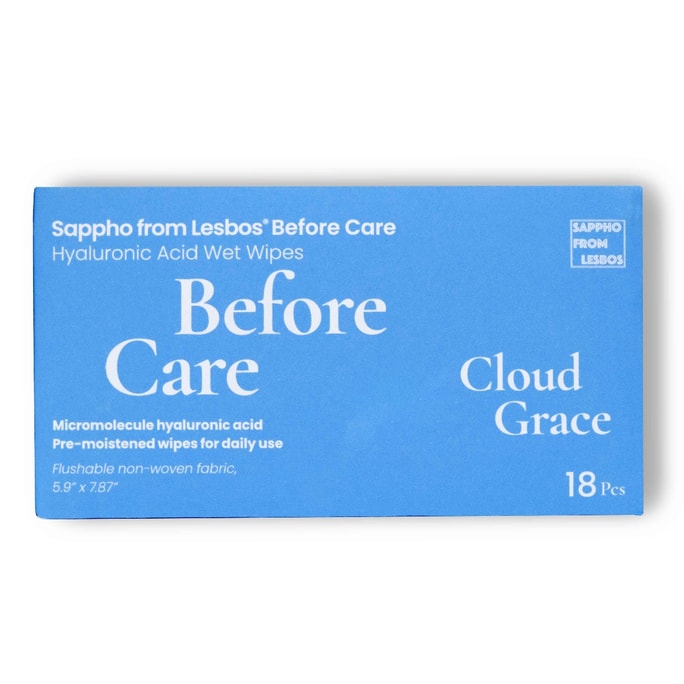Hyaluronic Acid Intimate Wipes Before Care Individually Wrapped Hydrating & Gentle 18count