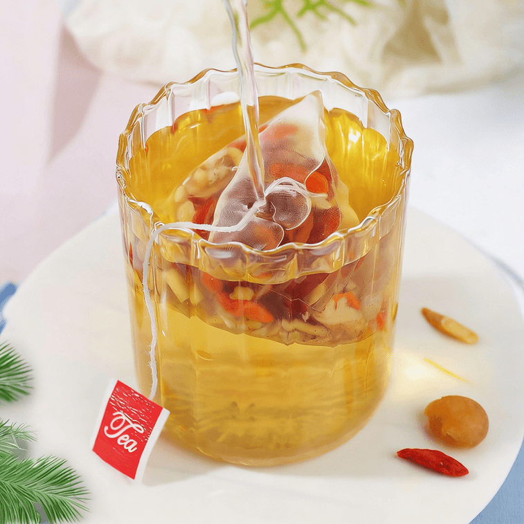 【Expédition directe depuis le Canada】 Sifanda Thé au ginseng, astragale, longane et jujube rouge avec baies de goji 100g (5g×20 sachets) Formule traditionnelle de médecine chinoise Thé énergisant Thé de santé quotidien Boisson pour le thé de l'après-midi Thé indispensable pour femmes 6