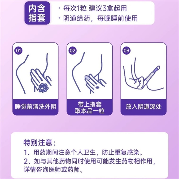 Clotrimazole suppositories 0.15g*5 capsules x 2 boxes 4