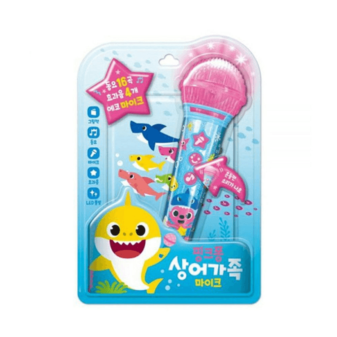 韓國Pinkfong Baby Shark Children's Song Microphone 1p