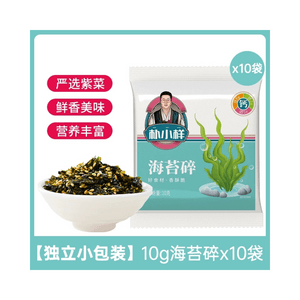 【中國直郵】 樸小樣 拌飯海苔碎 韓式兒童芝麻海苔碎飯糰伴侶10g*10包 /袋
