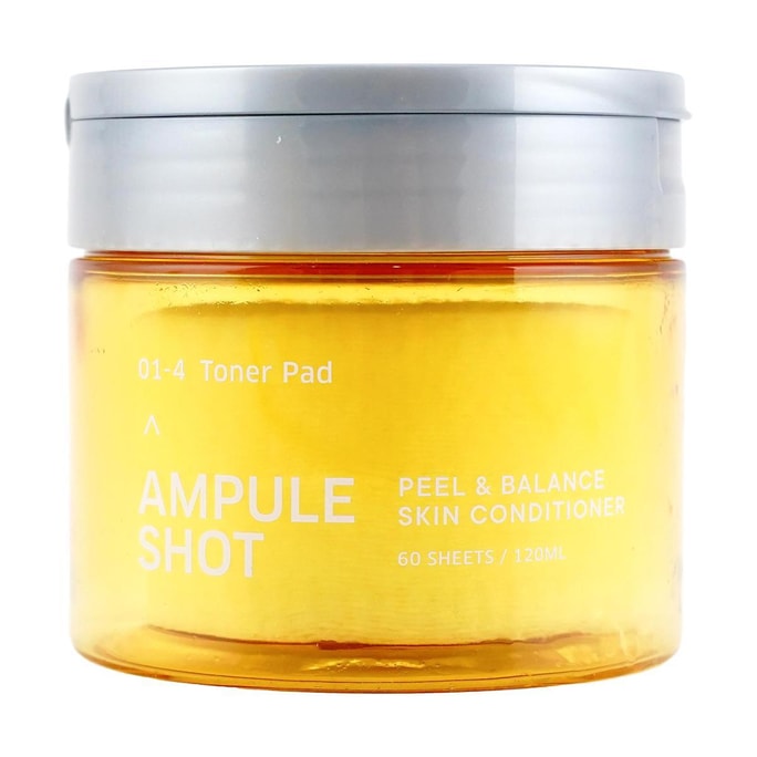 Peel & Balance Skin Conditioner Toner Pad, 60 sheets