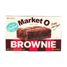 마켓 오 브라우니, 바삭한 겉면, 12개입 8.47온스 【아침, 오후, 차, 구운 케이크, 디저트】