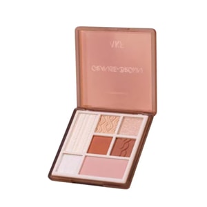 AKF 七色眼影盘新款大地色哑光综合盘#03 橘棕色【奶咖橘棕盘 温柔吸睛】