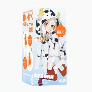 Milk Bottle Anime-Style Masturbator (3rd Generation) – Male Masturbation Device, Blue [Stimulating] 1 Unit