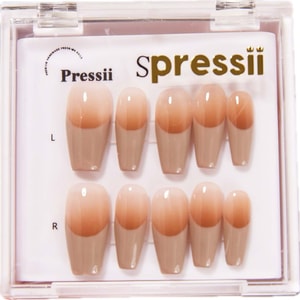 Pressii 手工穿戴甲 M 优雅咖啡指甲贴 套装 55g/盒