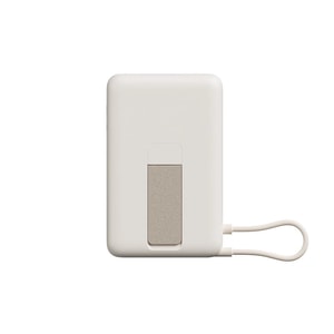 Xiaomi マグネット式パワーバンク（ケーブル内蔵、10000mAh急速充電、超薄型、大容量、ライトブラウン、1パック）