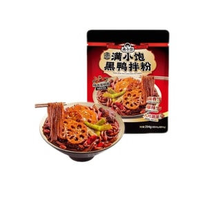 满小饱 黑鸭拌粉294g*1袋速食火锅米粉爆辣干拌粉带调料自煮夜宵