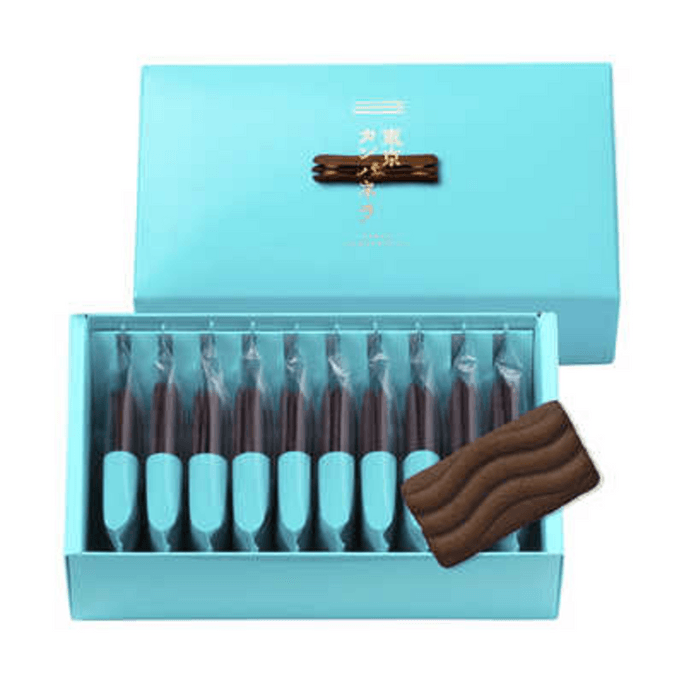 【日本直邮】 日本 晴空恋巧 东京车站  晴空恋浓郁巧克力夹心三层饼干 10个