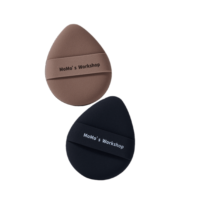 [中国からのダイレクトメール] Maojiji Air Cushion Puff、Wet and Dry Makeup Sponge、Foundationは化粧に適しており、パウダー、Tatami One Black、One Brown Puff [Xiaohongsu Bloggerが推奨]