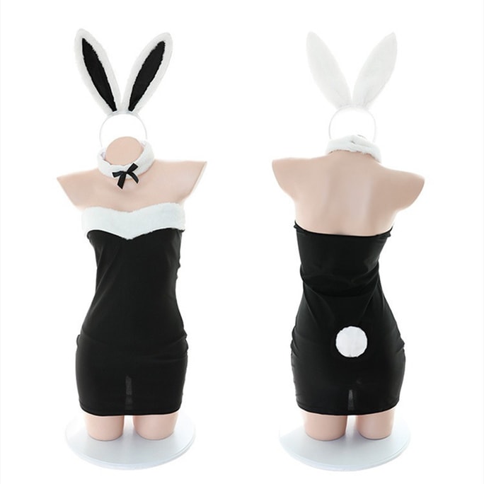 Sexy Underwear Plush Rabbit COS Suit Pink One Size
