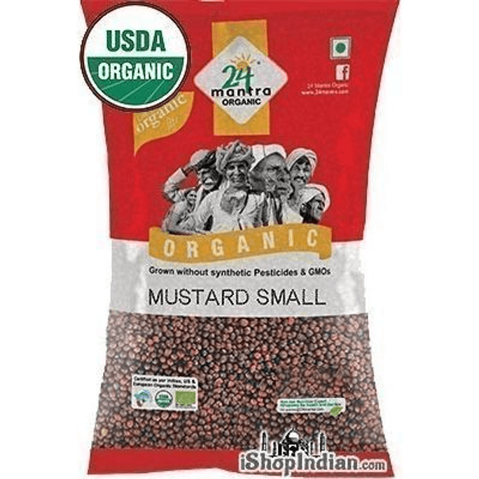 Organic Mustard Seeds (Small), 7 oz bag