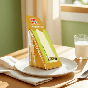 然利 手工金山角蛋糕 营养早餐面包 大麦若叶味 95g *5【5份超值装】【产品包装袋保质期读法:月/日/年】