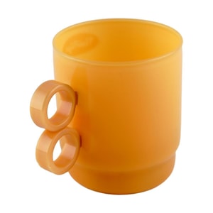 세련된 INS 스타일 HAULSOME 한국 머그컵 (노란색)