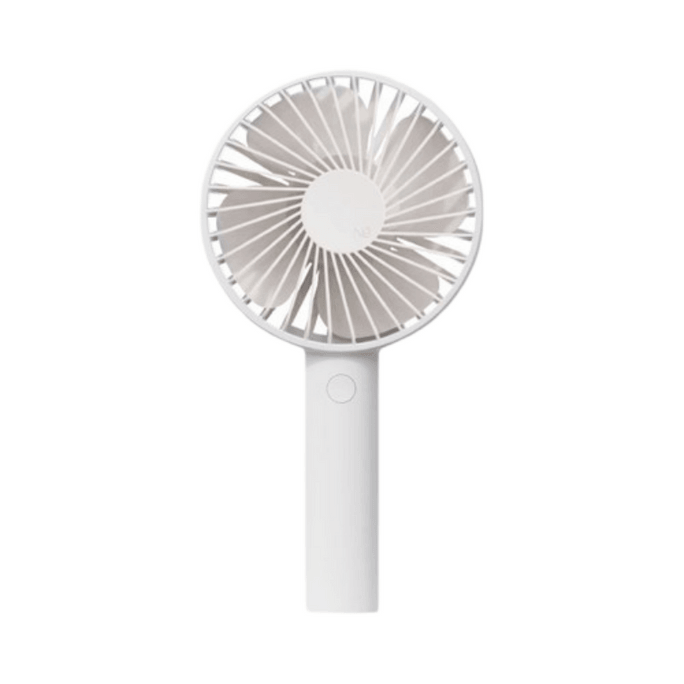 Handheld small fan usb small mute mini cooling electric fan ultra-long life moon moo white 2000mAh 1pc