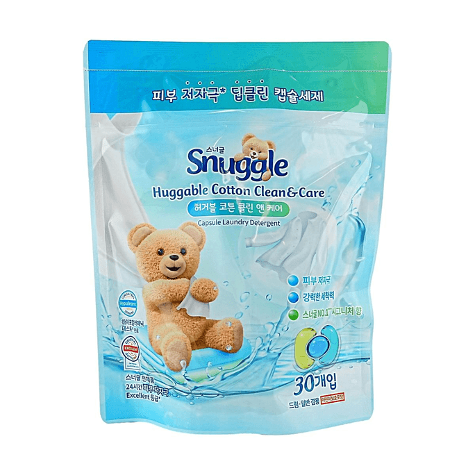 ,Capsule Laundry Detergent ,#Huggable Cotton ,30 Capsules, 16.08 oz