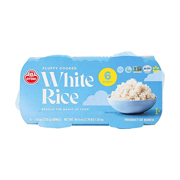 韓國OTTOGI / OTOKI不倒翁 即食白飯 210g*6碗 整箱裝 【微波米飯 速食飯】 6