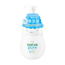 KRACIE肌美精 NAIVE PURE 嬰兒泡棉沐浴露 胺基酸無淚無矽油純淨沐浴乳 嬰幼兒寶寶專用 550ml