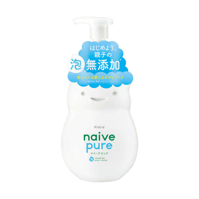 NAIVE PURE Foaming Body Soap For Baby Jumbo Size 550ml